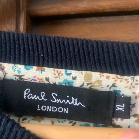PAUL SMITH LONDON COTTON CREWNECK SWEATER - Picture 5 of 6